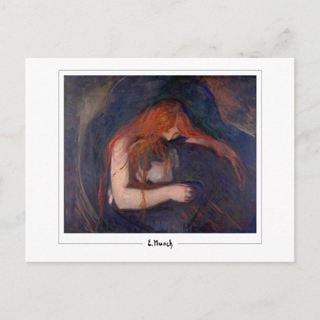 Cartão Postal Edvard Munch #27-3 - Arte Refinada (Frente)