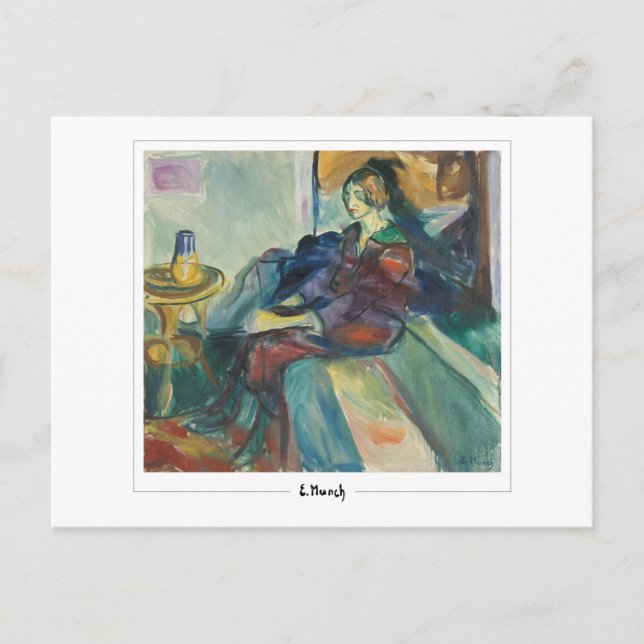 Cartão Postal Edvard Munch #28-2 - Arte Fina (Frente)