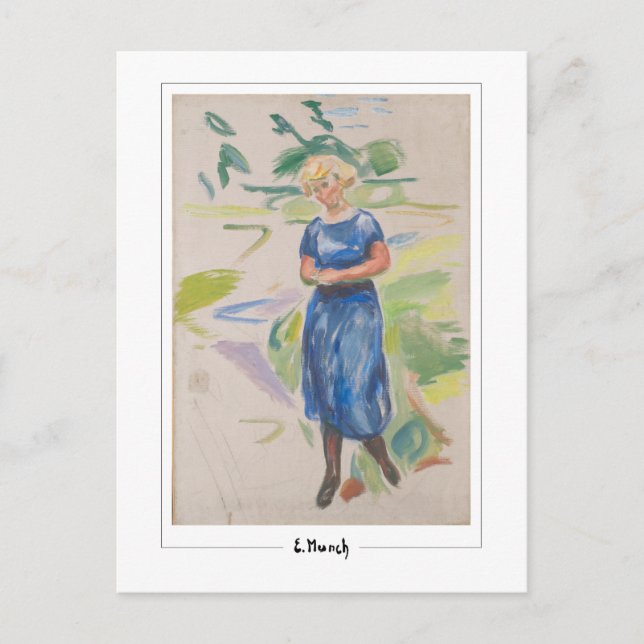 Cartão Postal Edvard Munch #351 - Arte Fina (Frente)