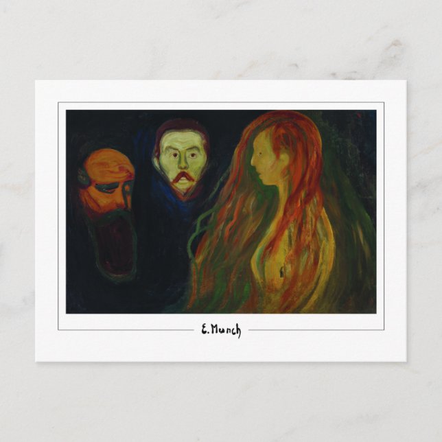 Cartão Postal Edvard Munch #777-3 - Arte Refinada (Frente)