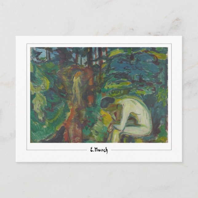 Cartão Postal Edvard Munch #814 - Arte Fina (Frente)