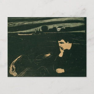 Cartão Postal Edvard Munch - Melancholy III