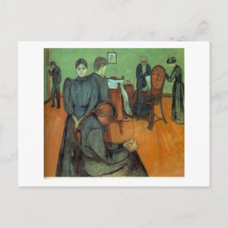 Cartão Postal Edvard Munch - morte no Sickroom 1895