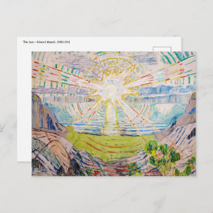 Cartão Postal Edvard Munch - O Sol 1910