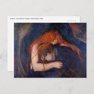 Cartão Postal Edvard Munch - Vampiro / Amor e Dor