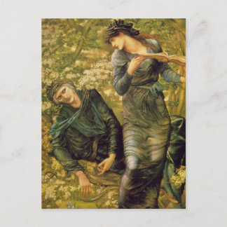 Cartão Postal Edward Burne-Jones - Merlin GC
