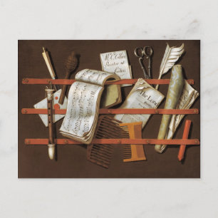Cartão Postal Edward Collier - Suporte para cartas