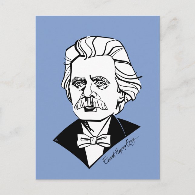 Cartão Postal Edward Elgar (Frente)