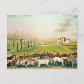 Cartão Postal Edward Hicks - A Fazenda Cornell