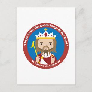 Cartão Postal Edward, o Confessor