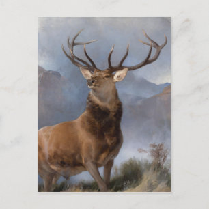 Cartão Postal Edwin Henry Landseer   O Monarca do Glen