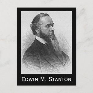 Cartão Postal Edwin M. Stanton