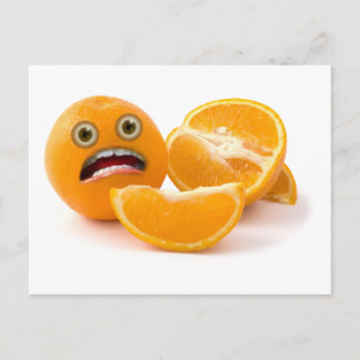 Cartão Postal EEEK! Estresse Laranja