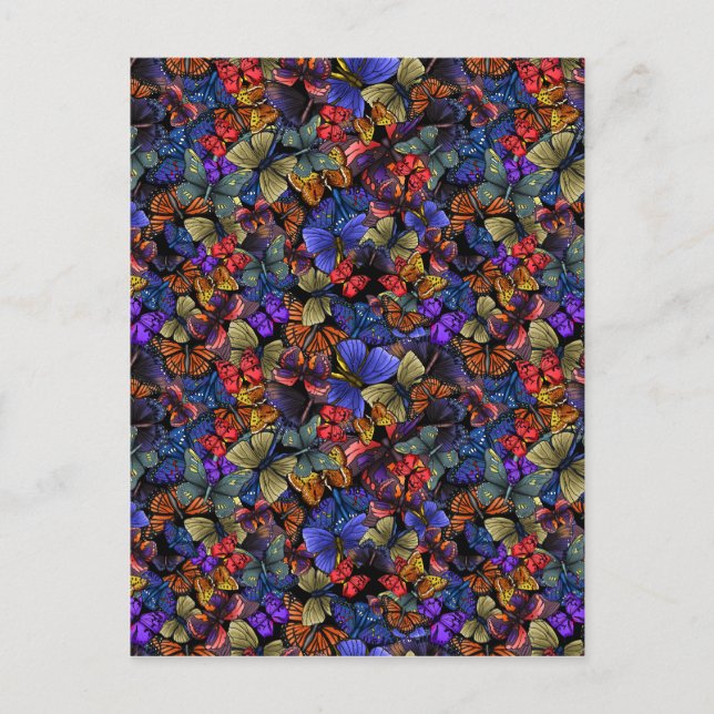 Cartão Postal Efeito borboleta (Frente)
