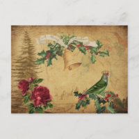 Efêmeras Decoupagem Vintage Natal Feriado