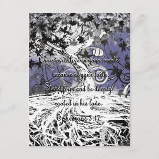 Cartão Postal Efesianos 3:17