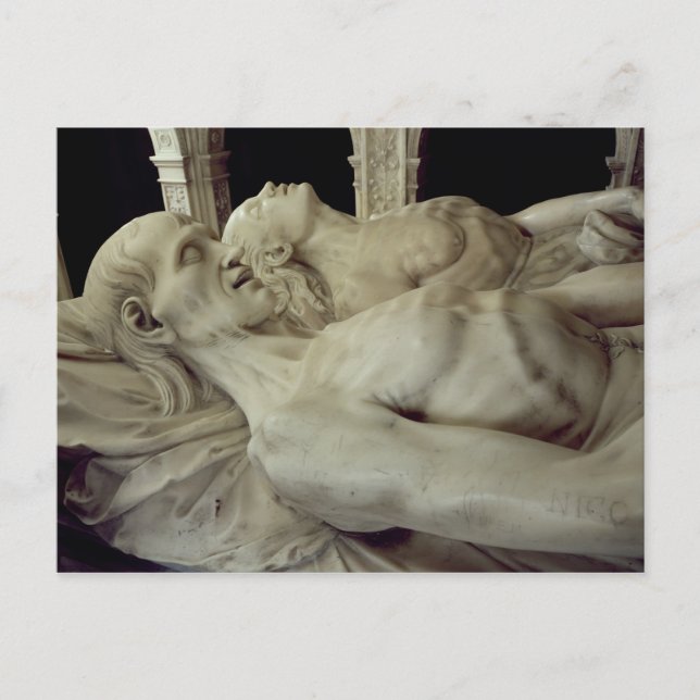 Cartão Postal Efígies de Louis XII e Anne de Brittany (Frente)