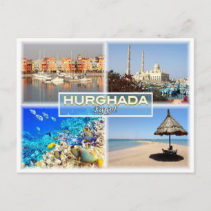 Cartão Postal EG Egito - Hurghada - mar vermelho -