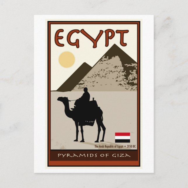 Cartão Postal Egipto (Frente)
