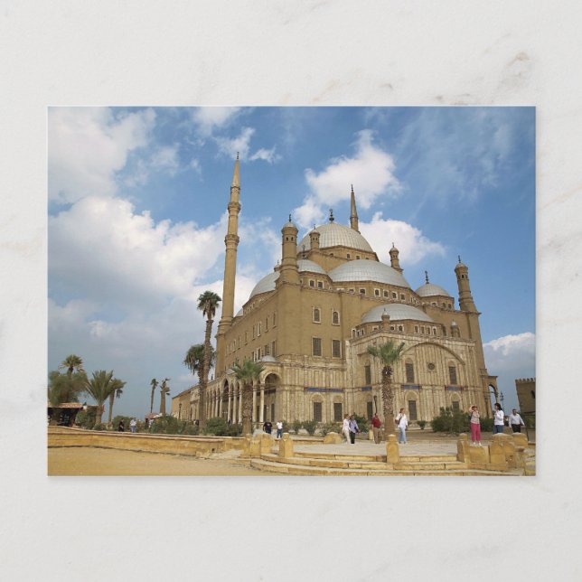 Cartão Postal Egito, Cairo, Citadel, Mesquita Muhammad Ali 2 (Frente)