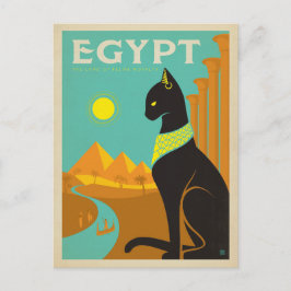 Cartão Postal Egito Cat