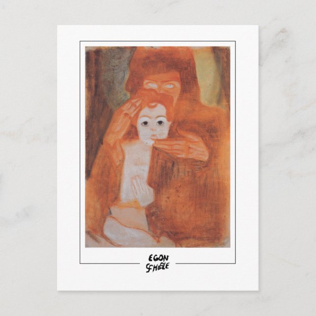 Cartão Postal Egon Schiele #10-2 - Arte Refinada (Frente)