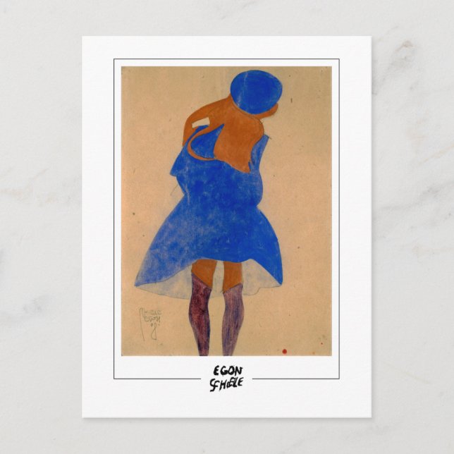 Cartão Postal Egon Schiele #110-2 - Arte Refinada (Frente)