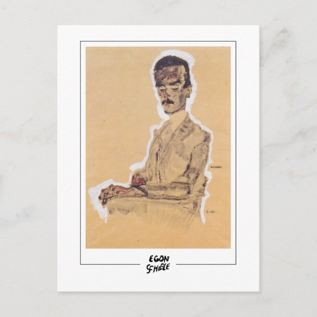 Cartão Postal Egon Schiele #313-2 - Belas Artes (Frente)