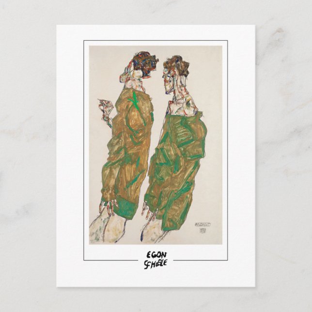 Cartão Postal Egon Schiele #421 - Arte Fina (Frente)