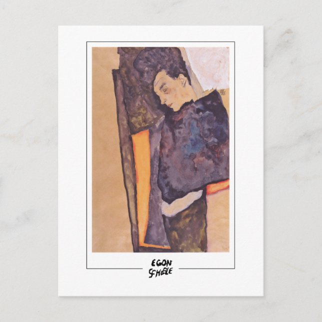 Cartão Postal Egon Schiele #493-2 - Belas Artes (Frente)