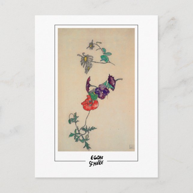 Cartão Postal Egon Schiele #95 - Belas Artes (Frente)
