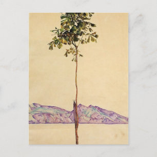Cartão Postal Egon Schiele - Árvore de castanha no lago Constan