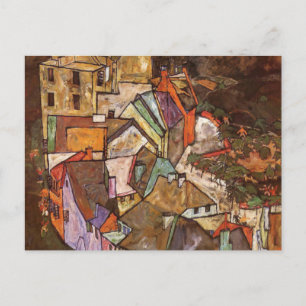 Cartão Postal Egon Schiele - Beira da Cidade