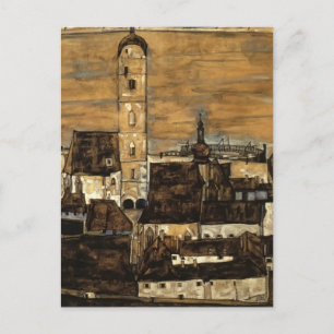 Cartão Postal Egon Schiele - Caneca de cerveja no Danúbio, de K