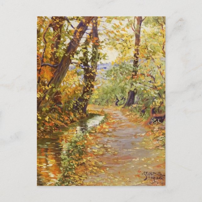 Cartão Postal Egon Schiele- Córrego Sinusoide (Frente)