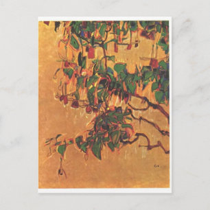 Cartão Postal Egon Schiele - Fuchsia