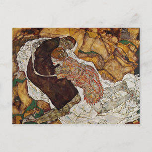 Cartão Postal Egon Schiele - Morte e Maiden
