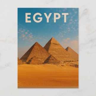 Cartão Postal Egypt – The Great Pyramids of Giza
