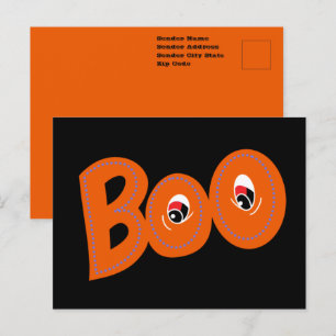 Cartão Postal Ei, Boo, Eu Te Assustei A Típica A Desenhar Arte