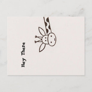 Cartão Postal Ei, Giraffe