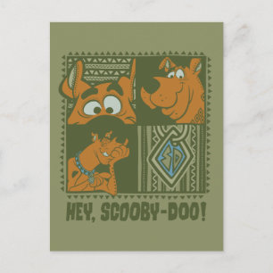 Cartão Postal Ei Scooby-Doo Tribal Square Graphic