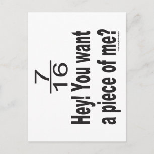 CARTÃO POSTAL EI, VOCÊ QUER UM PEDAÇO DE MIM T-SHIRT