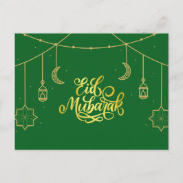 Cartão Postal Eid Card "Eid Mubarak"