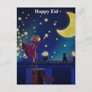 Cartão Postal eid feliz