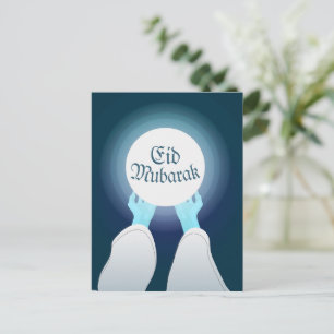 Cartão Postal Eid Saudações