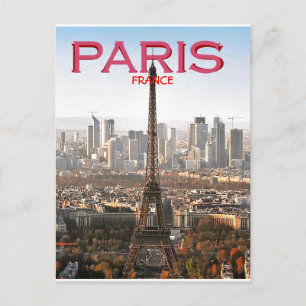 CARTÃO POSTAL EIFEL TOWER PARIS, FRANÇA (MOJISOLA A GBADAMOSI)