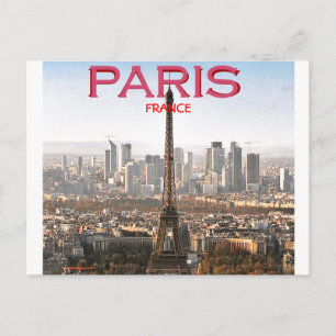 CARTÃO POSTAL EIFEL TOWER PARIS, FRANÇA (TOSIN GBADAMOSI)