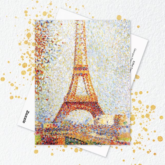 Cartão Postal Eiffel Tower Georges Pierre Seurat (Criador carregado)
