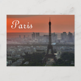 Cartão Postal Eiffel Tower Paris Europe Viagem