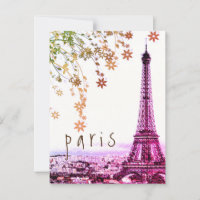 Eiffel Tower Paris, Pia Rosa, Russo Roxo Vintage, 